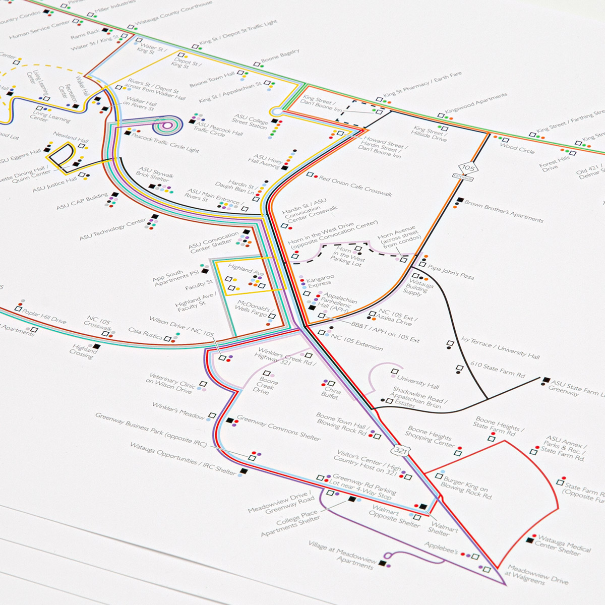 Bus Route Map Detail